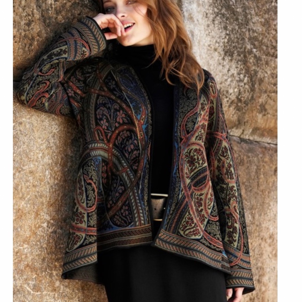 Peruvian Connection XL Aubrey open kimono